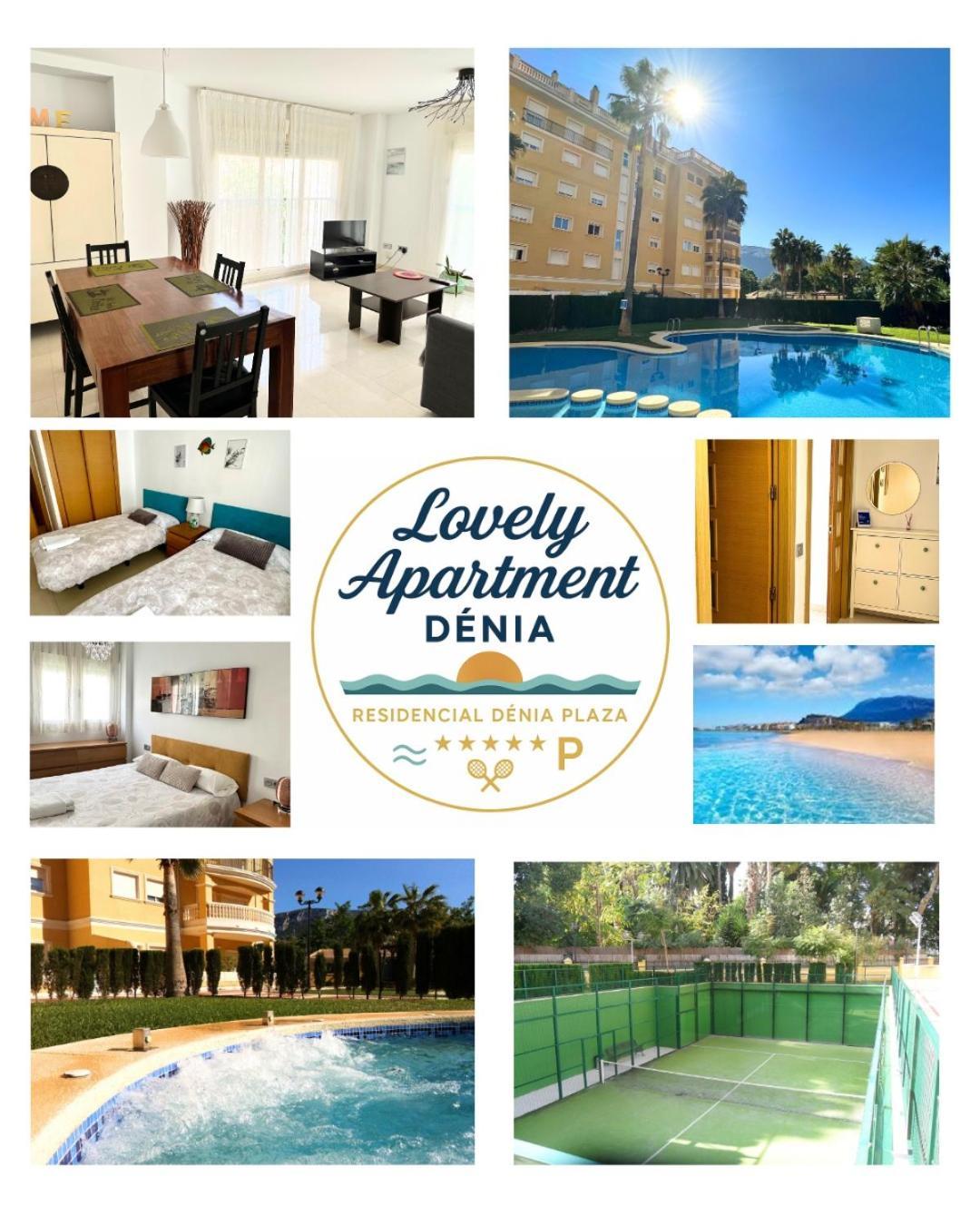 Lovely Apartment Denia, Piscina, Jacuzzi, Padel, Parking Exterior photo